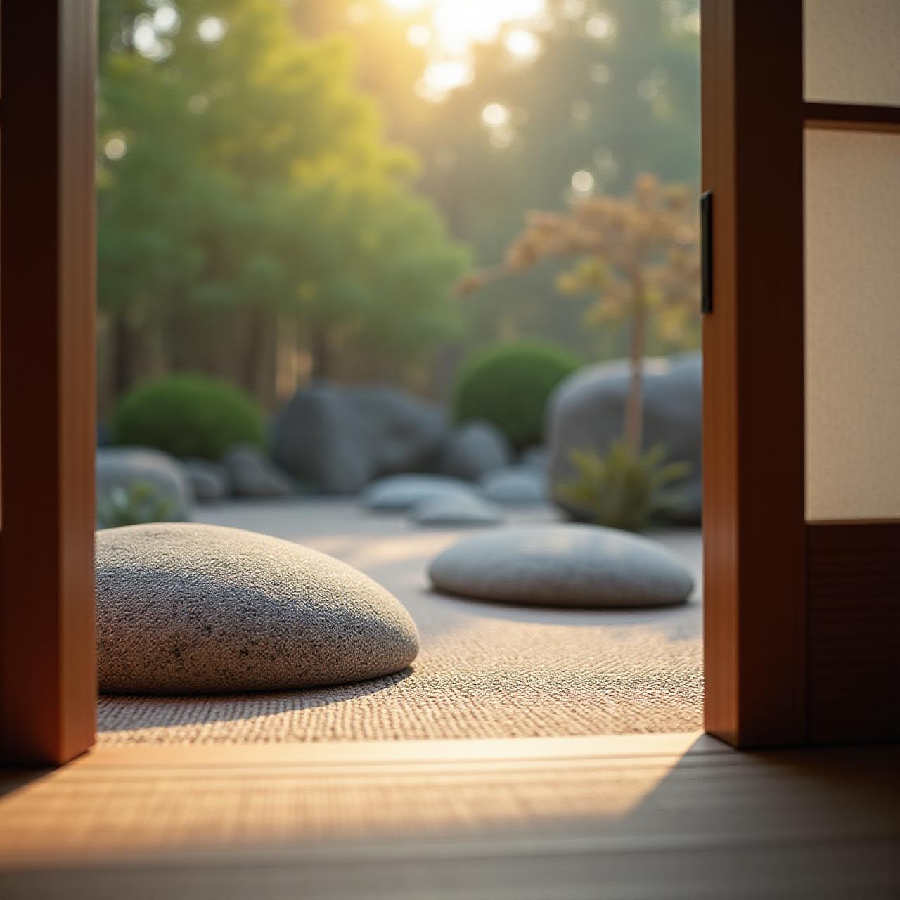 青山通りの静かな和風庭園